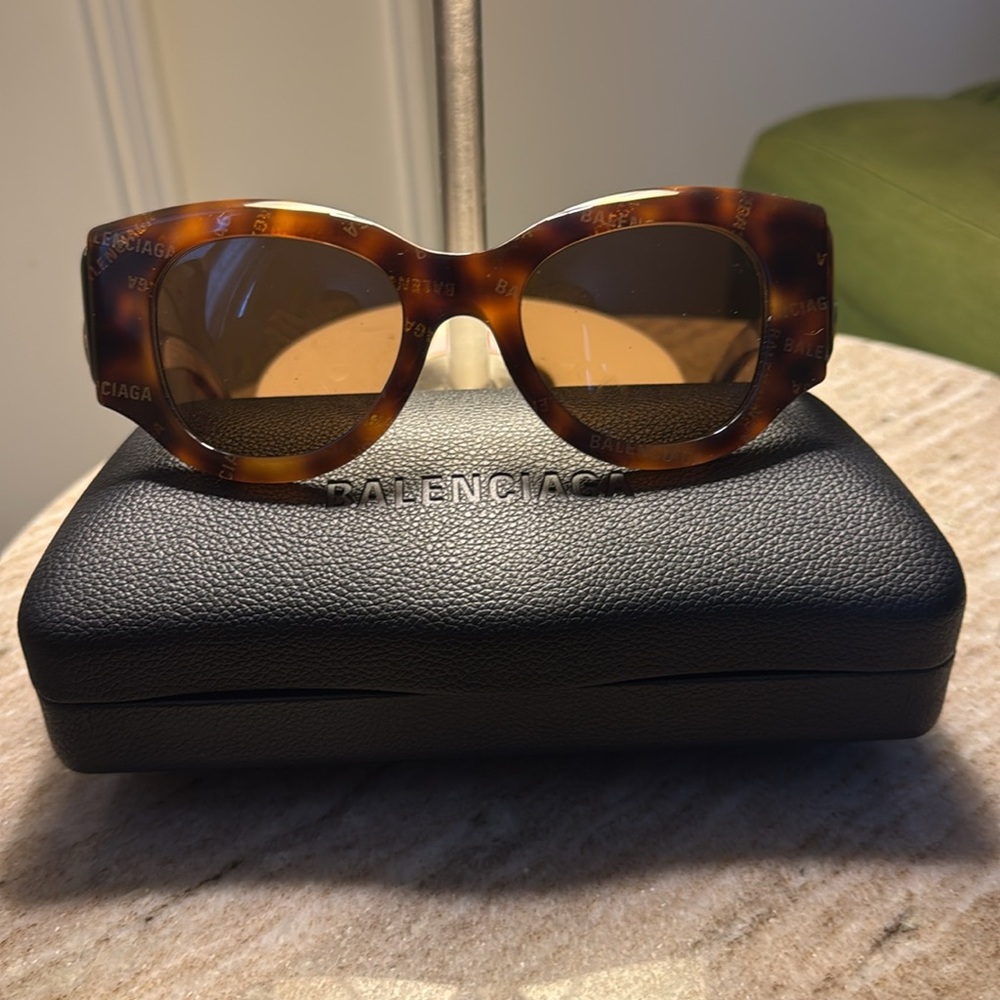Balenciaga Brown Sunglasses